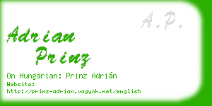 adrian prinz business card